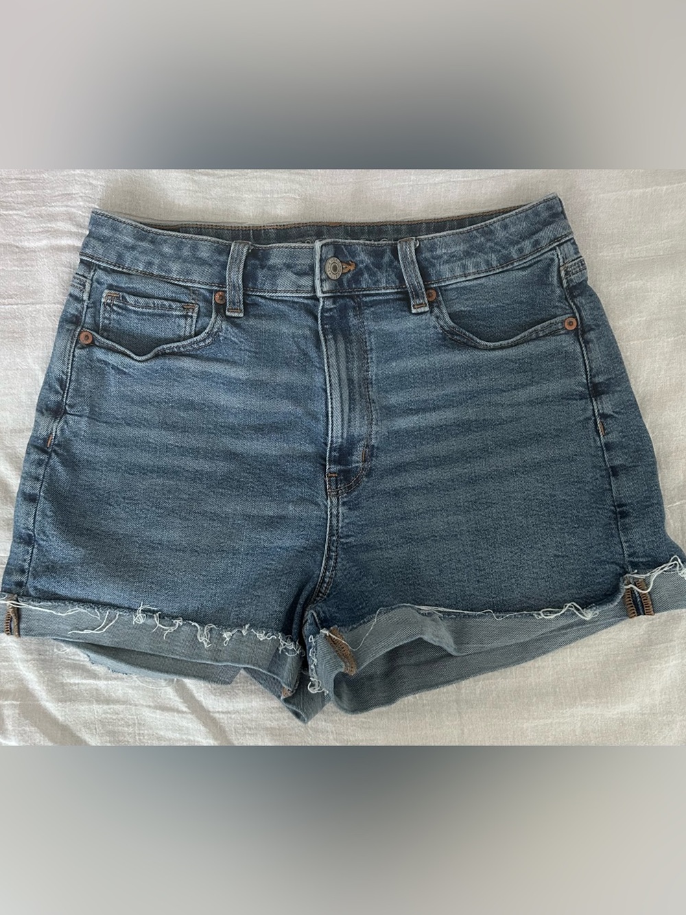 American Eagle Outfitters AE Stretch Denim Mom Shorts